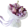 Букет «Лавандовые сны» из сирени и маттиолы